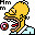 Rollover Homer donut 2 Icon